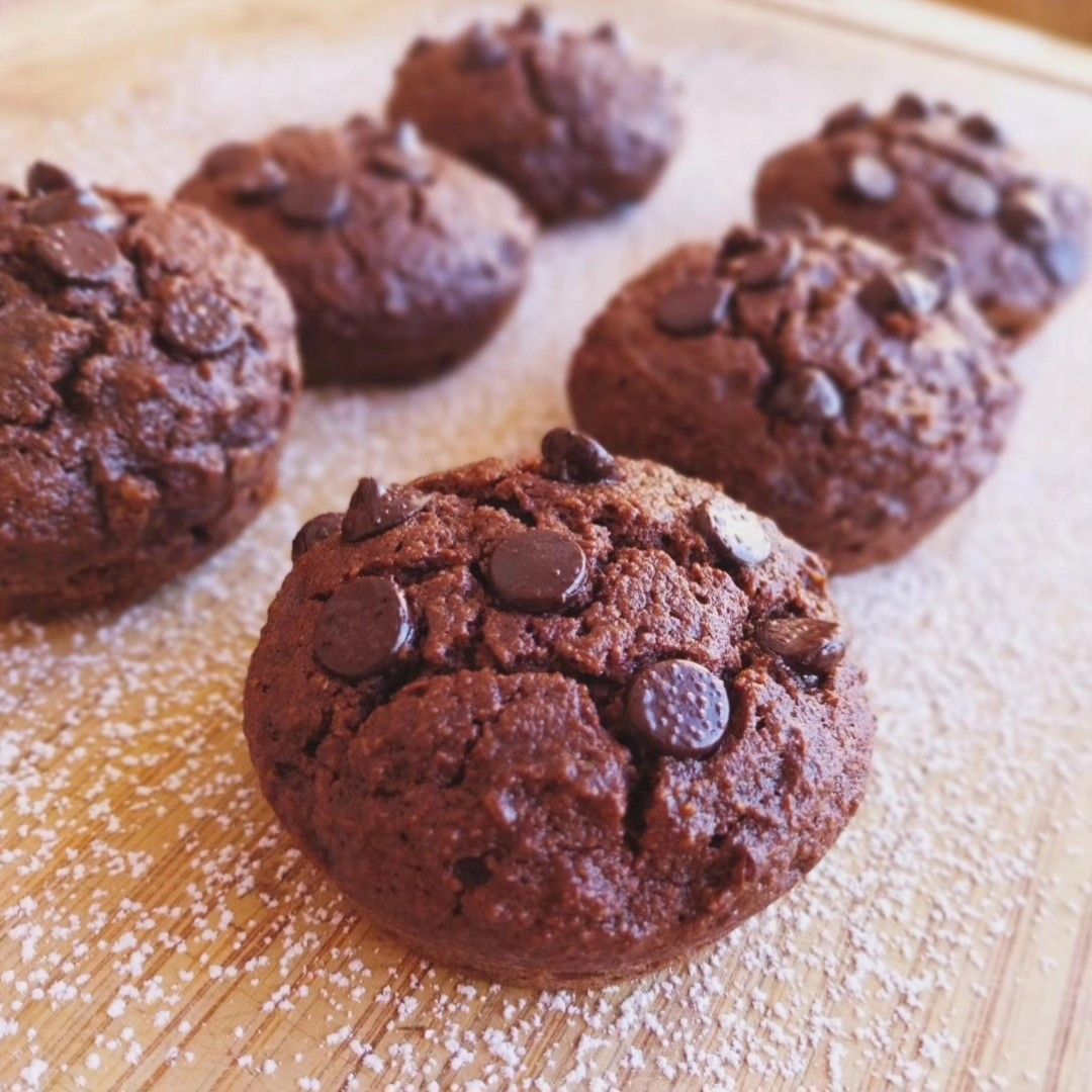 Receta: Cookies brownie de almendras y pepitas de chocolate (sin gluten)