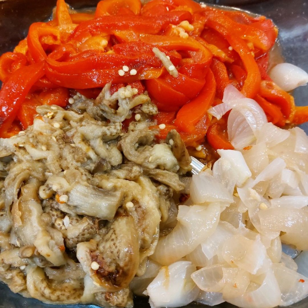 Receta: Escalibada,ensalada de verduras asadas