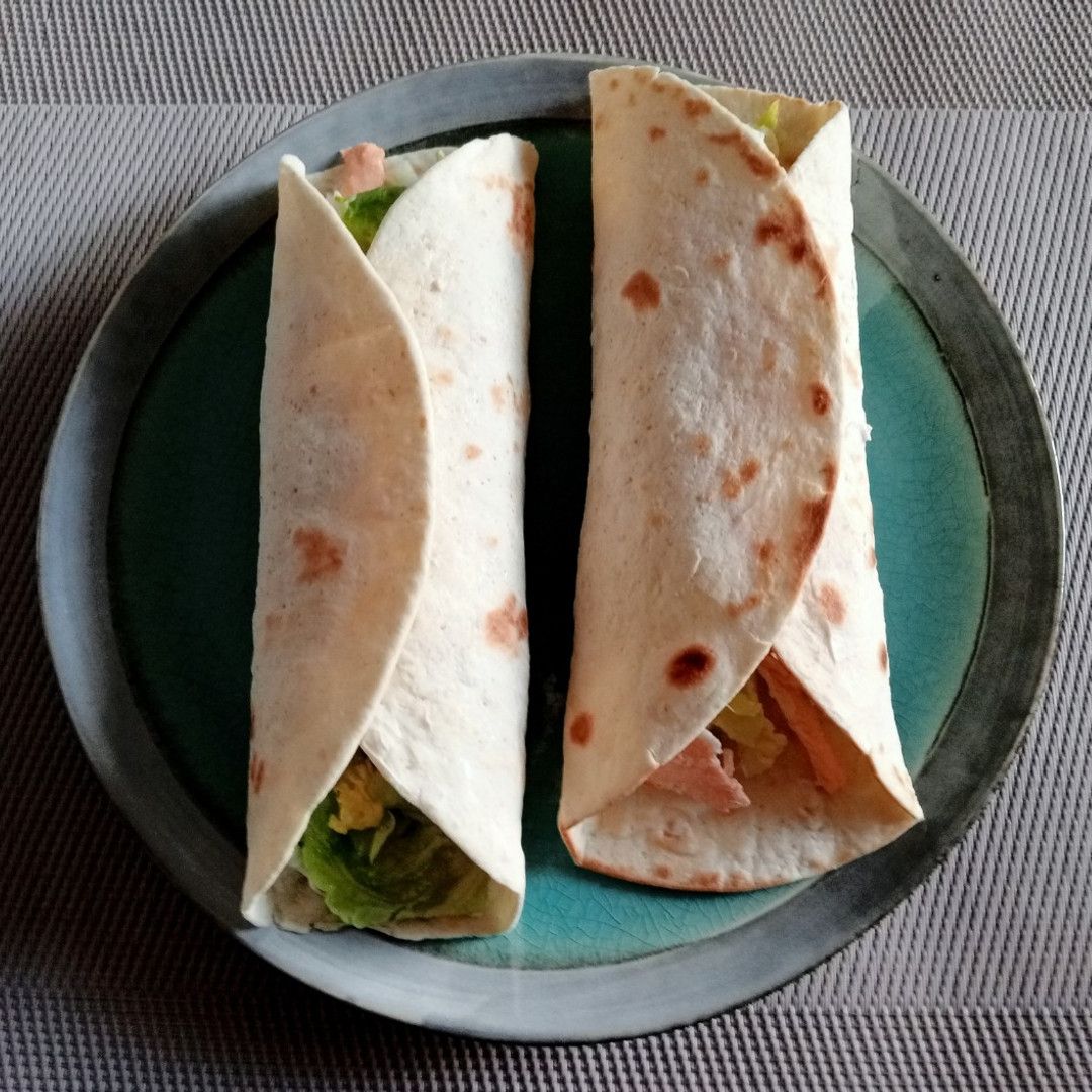 Receta: Burritos de salmón