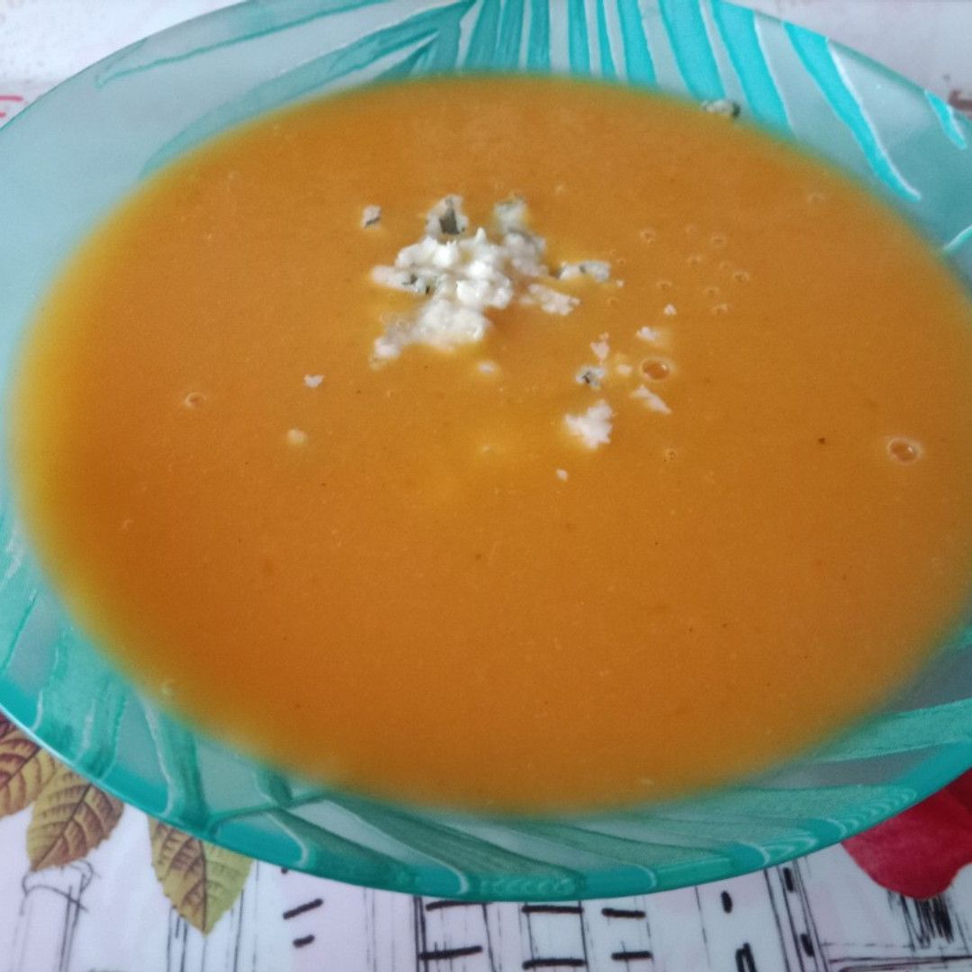 Receta: Crema de calabaza y pera