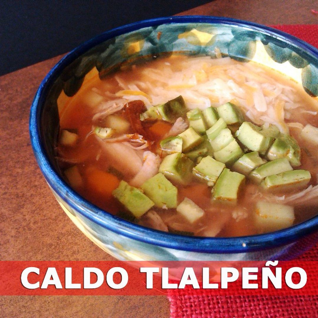 Receta: Caldo tlalpeño {receta mexicana}